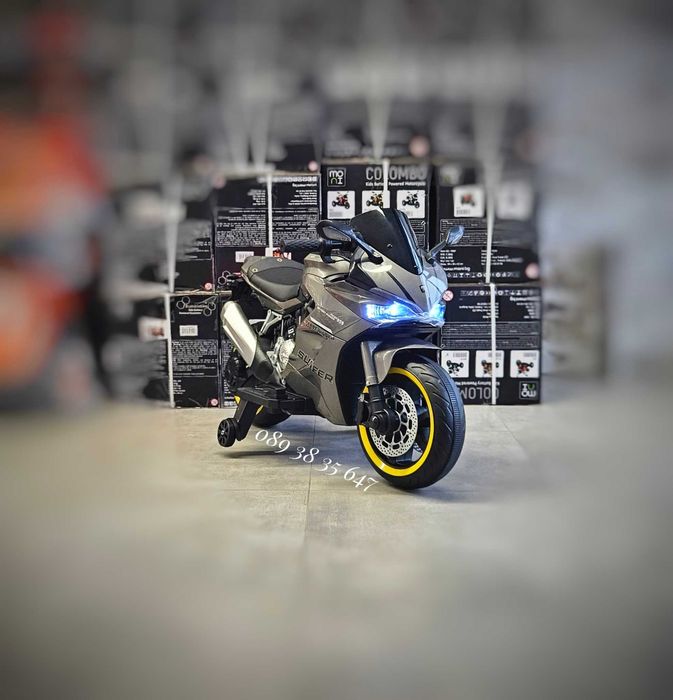 ТОП ЦЕНА!НОВО!Акумулаторен мотор Surfer GREAY с 12V,мека седалкака,USB