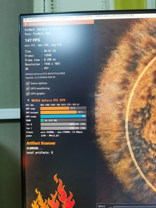 Unitate PC Gaming  Ryzen 5 5600X | RTX 3070 |  Ssd 500 samsung, B450