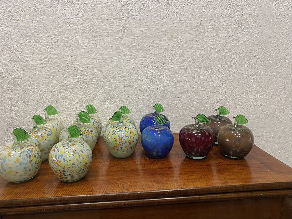 Италиански ябълки ябълка от мурано стъкло фигури от стъкло