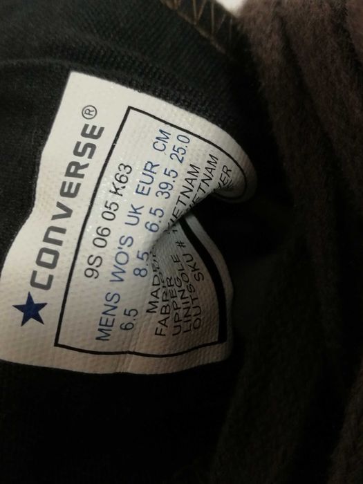 Ghete inalte Piele  38 39 tenisi dama Converse -Vietnam Ca NOI
