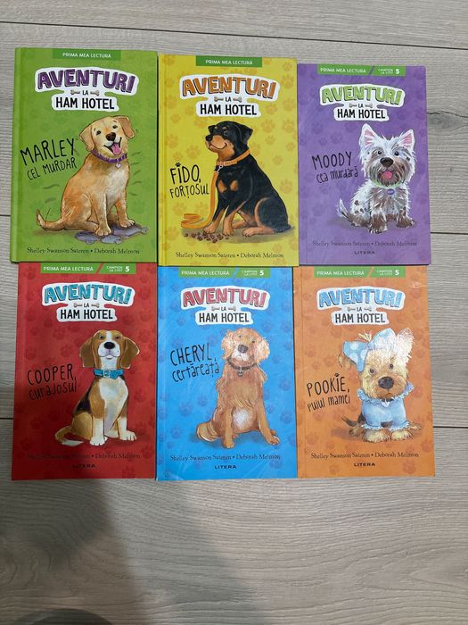 Vând cărțile din colecția Aventuri la Ham Hotel