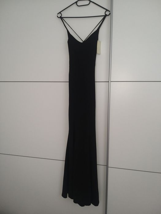 Официална дълга черан рокля