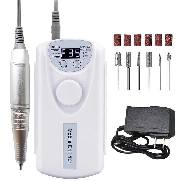 БЕЗЖИЧНА пила 60W,35000 оборота,професионална за нокти,маникюр,педикюр