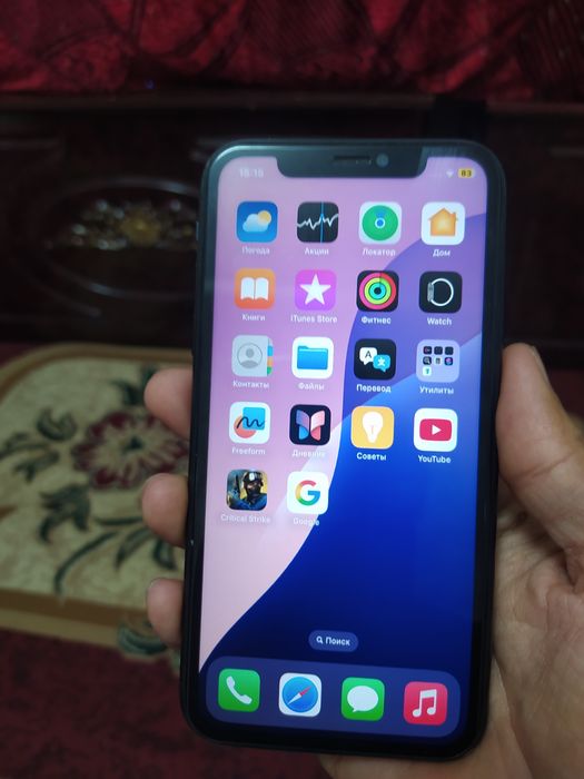 Iphone xr 128gb region zp/a ideal holatda aybi yoʻq hamma joyi tinniq