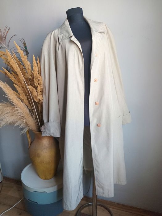 Trench din blend de vascoza