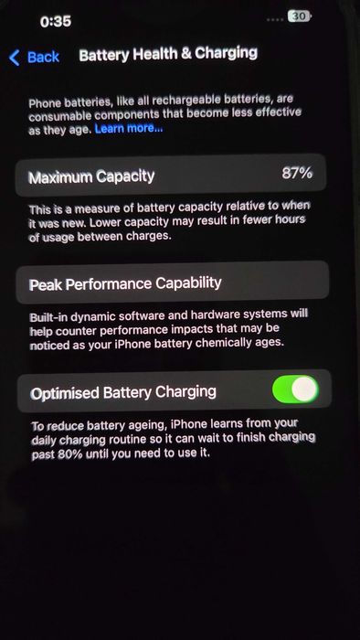 Apple iPhone 13 Pro, 128 GB, Alpine Green, Като нов!!!