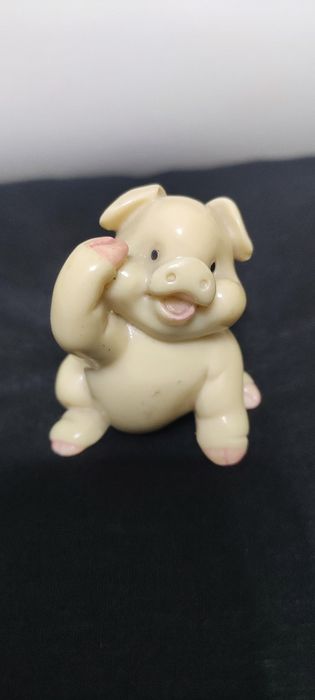 Винтажный азиатский фигурка свиней