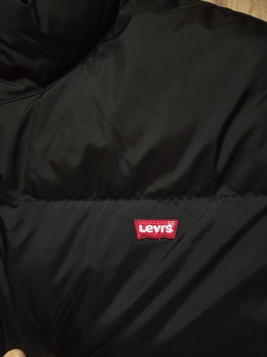 NOUA Geaca puffer puf groasa de iarna pentru bărbați levis neagra xl