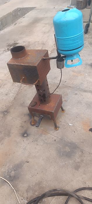 Печка на изгоряло масло