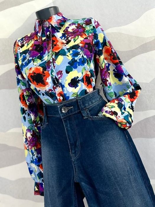 Сет Esprit дънки и флорална риза