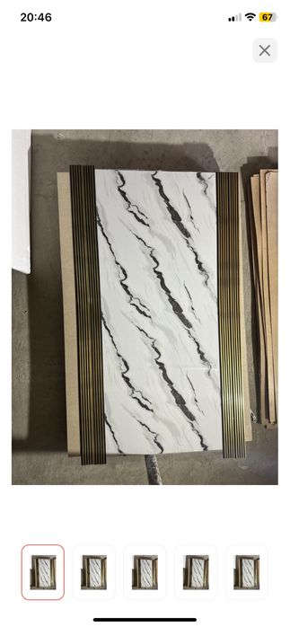 Стеновая панель Гибкий мрамор