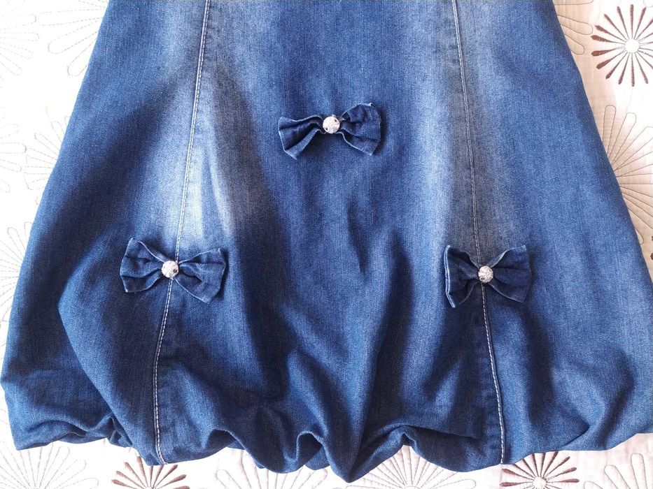 Дънкова рокля с болеро, 10 г.