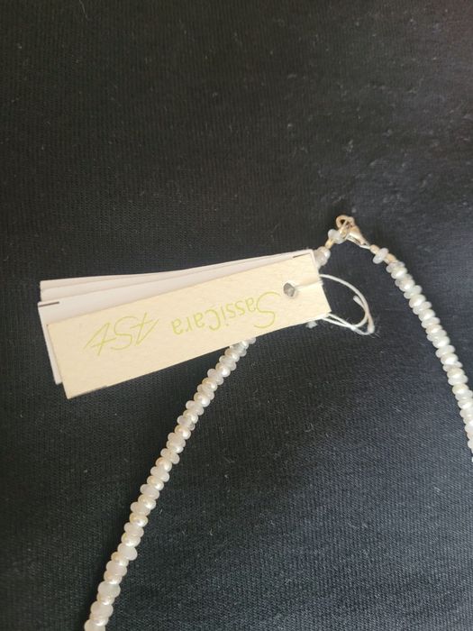 Колие с естествени кристали