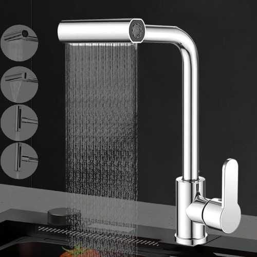 Baterie Lavoar Cartus Ceramic Pipa Rotativa 4 functii