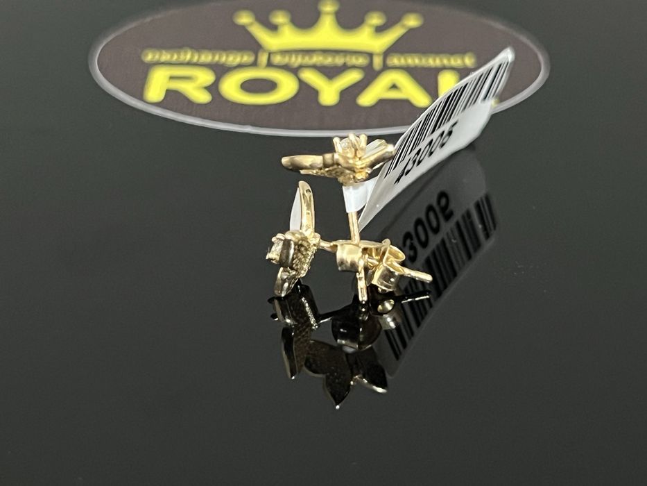 Bijuteria Royal CB : Cercei copil  aur 14k 0,93 grame