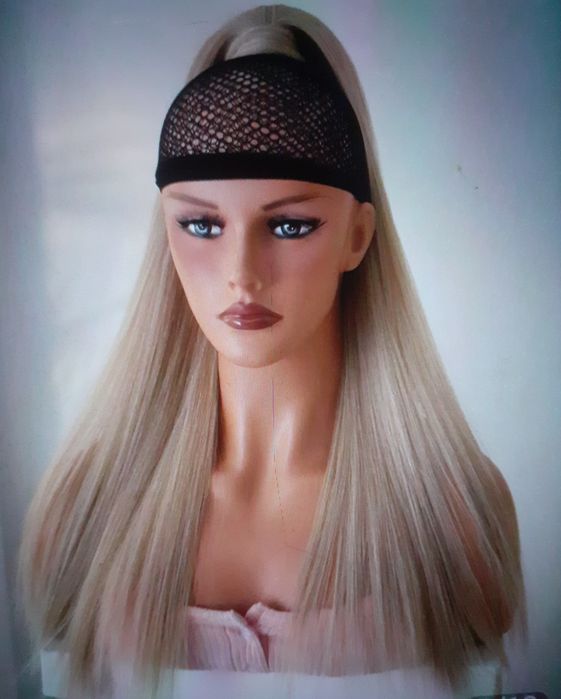 Coada Par Dama Matase Mata Blond 26 Inch Nou