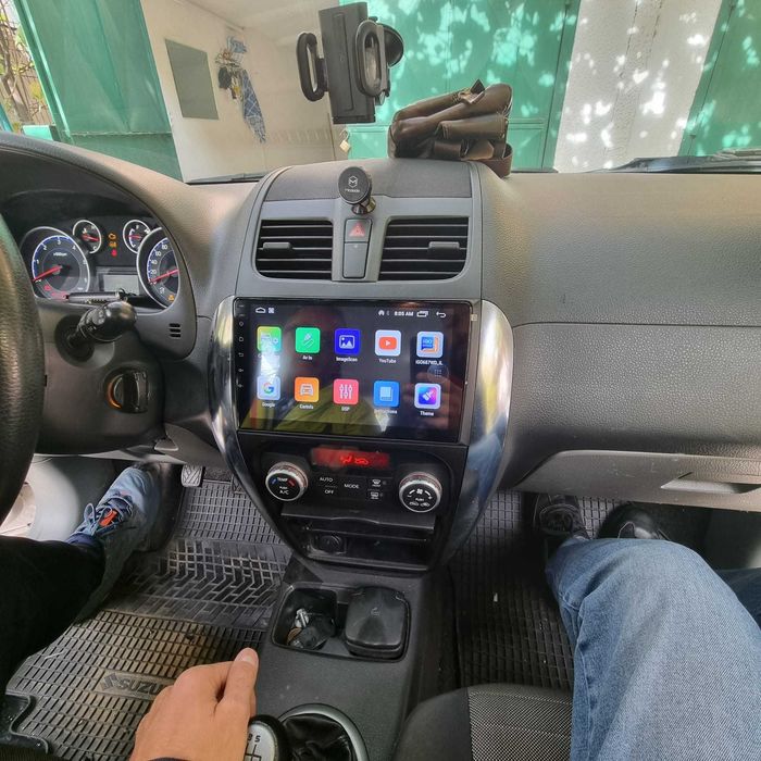 Navigatie Android Suzuki SX4 2005-2013 WiFi Waze YouTube GPS USB
