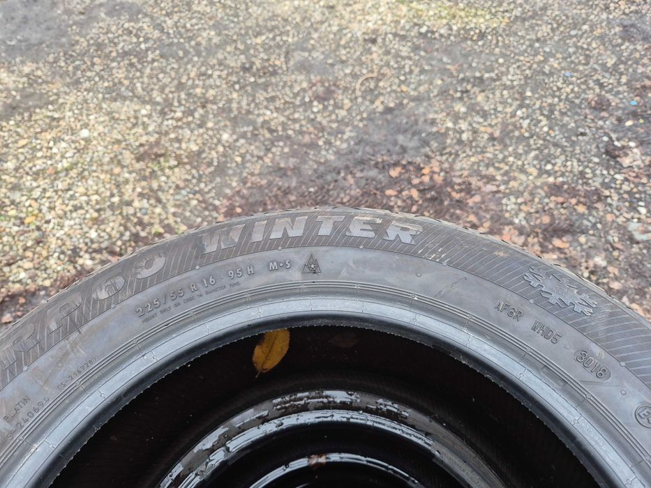 4 Anvelope de IARNA - 225/55/16 - PLATIN - Stare F BUNA DOT 2018