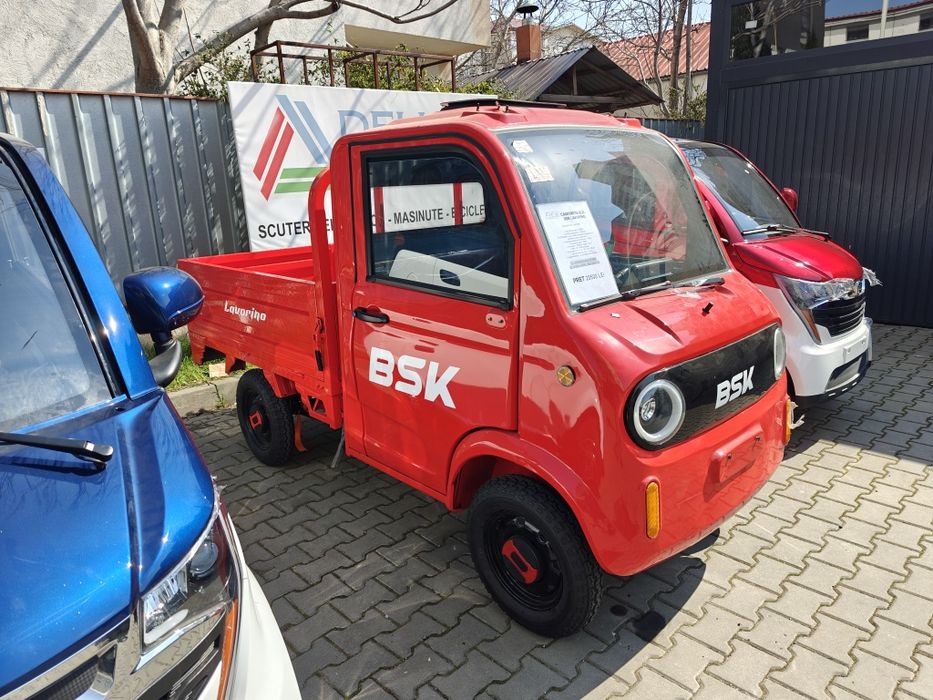 Nou ! 2026, Fara Permis ! Camioneta electrica, motor 1500w, model BSK Lavorino, acumulator 58AH, viteza maxima 25km/h