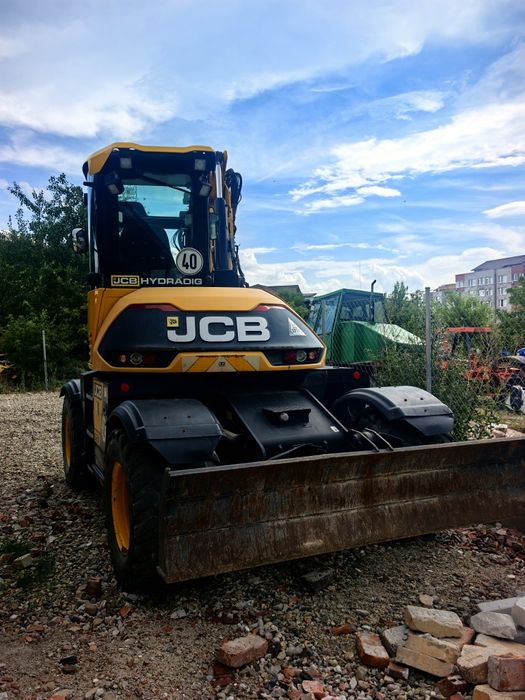 JCB excavator pe roti Hydradig instalație PROLEC