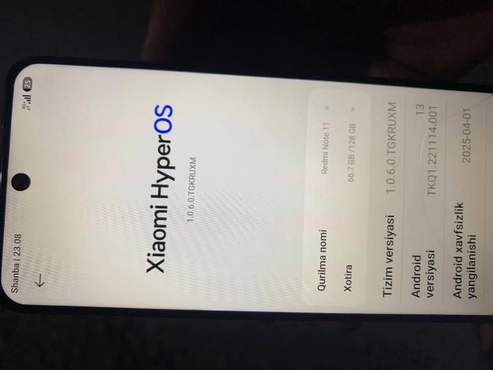 Redmi note 11 128/6