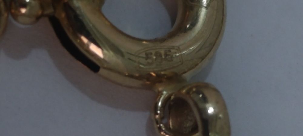 Тилла занжир,Золотая цепочка, проба 585. Вес 13,83 гр длина 70см .