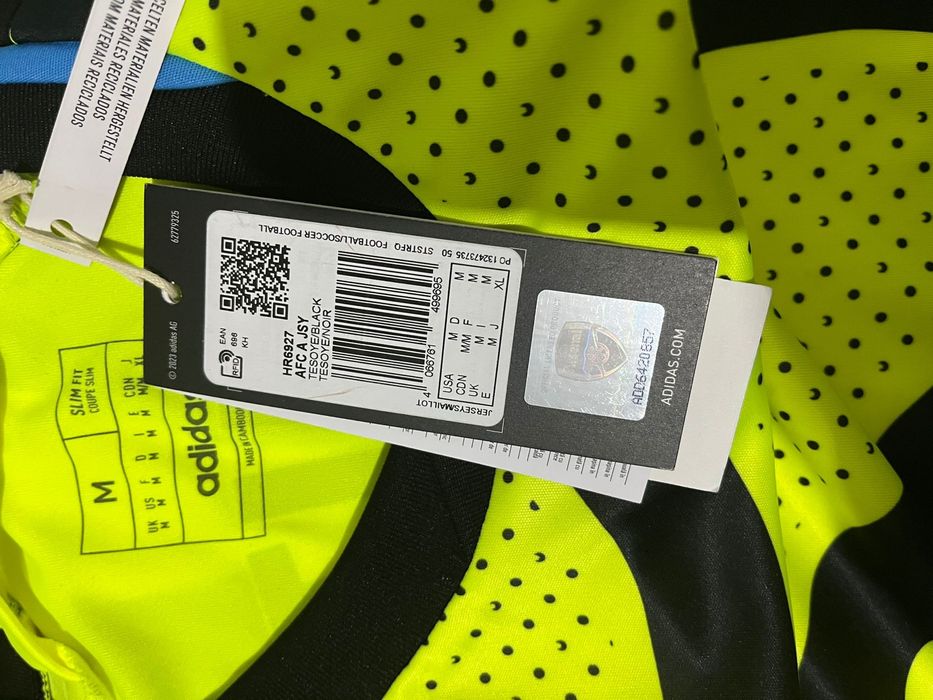 Tricou Adidas Arsenal, nou cu etichetă, M, Fotbal