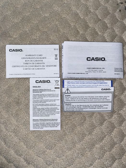 Часы casio edifice