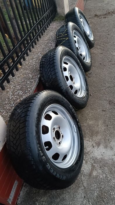 Roti Dacia Duster Jante 16 + Cauciucuri Iarna/Vara  215 65 16- Set