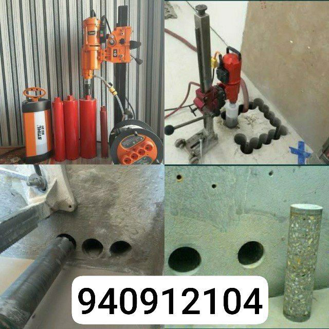 Beton buzish.Beton kisish.Beton teshish