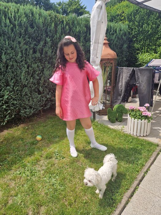 Rochie jacard 7-8 ani hM