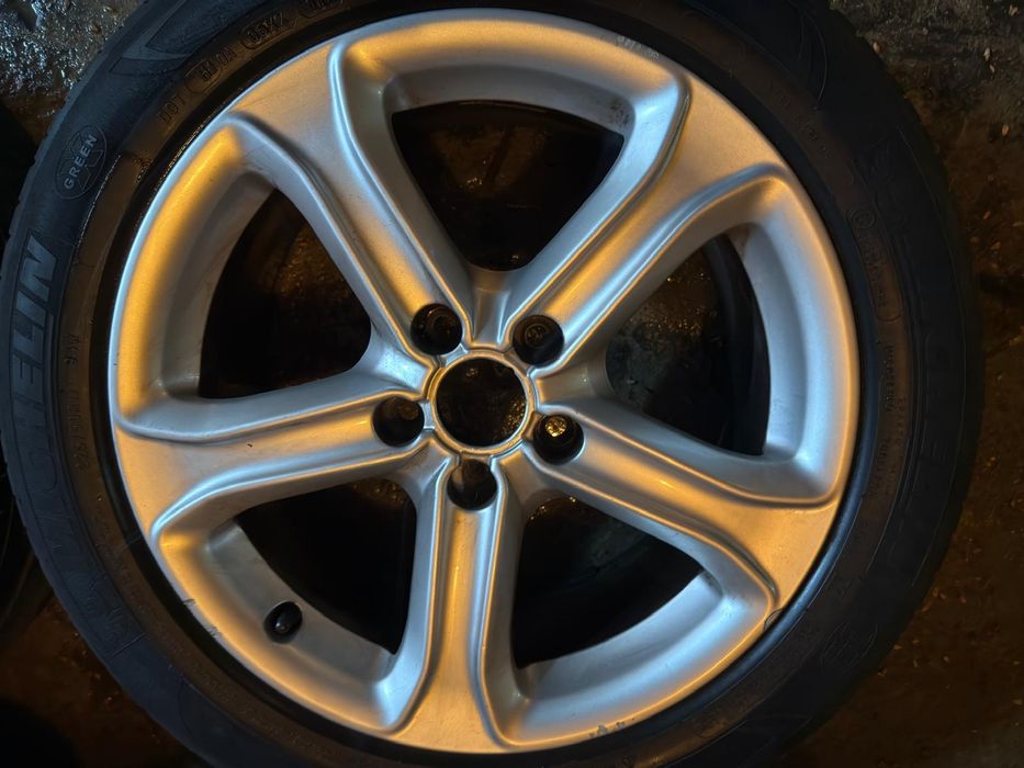 Jante + Cauciucuri  Audi A4 B8 din Aliaj 17 inch