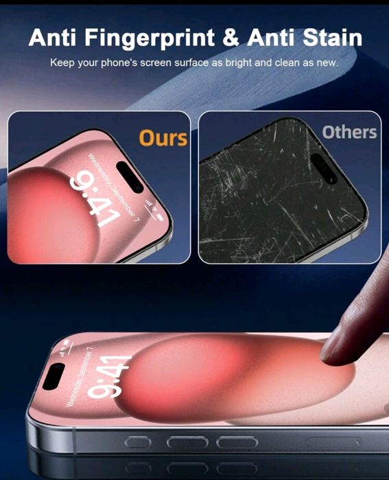 Set de 3 buc-Folie protecție telefon iPhone 16,16 Pro Max