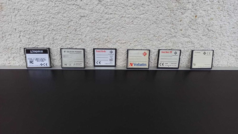 Card CF compact flash Kingston san disk verbatim canon 32 8 2 gb mb