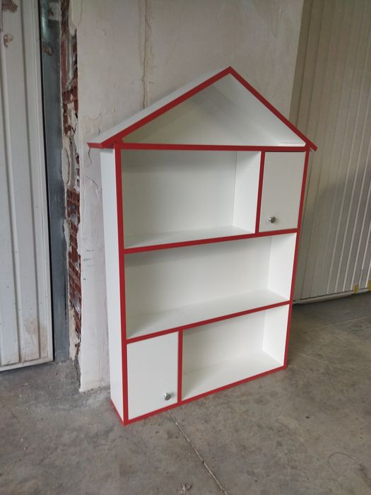 Къщичка за кукли, библиотека,къщичка за книги,етажерка