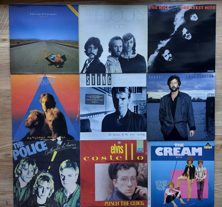 Vinyl - vinil Sting The Police The Doors Eric Clapton Vangelis B Dylan