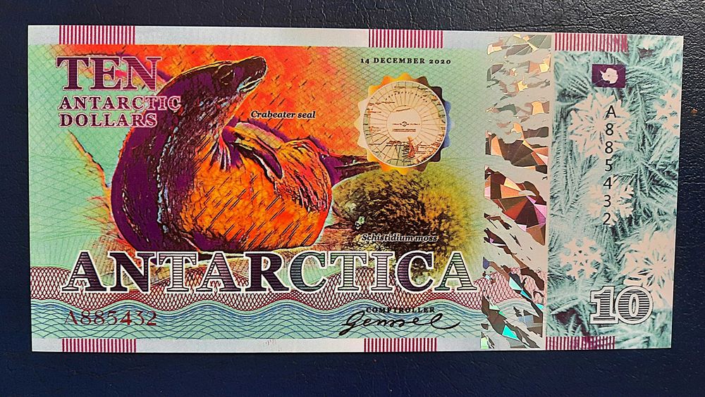 Антарктида - сет комеморативни банкноти UNC