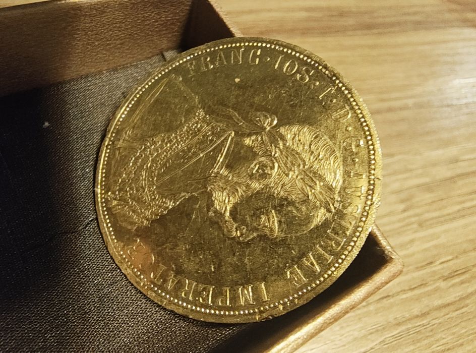 Златна монета 4 Дуката Франц Йосиф 13.96 гр. 23.6 к.