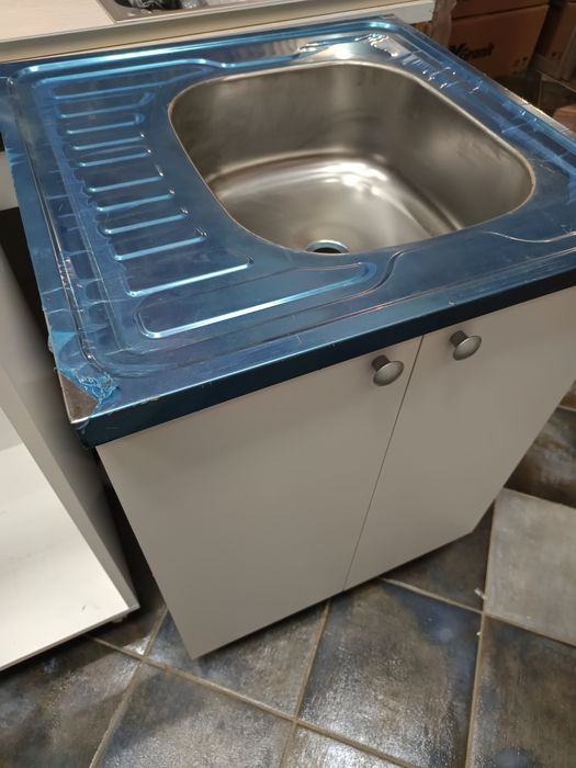 Нов кухненски шкаф с мивка 60/60 за кухня