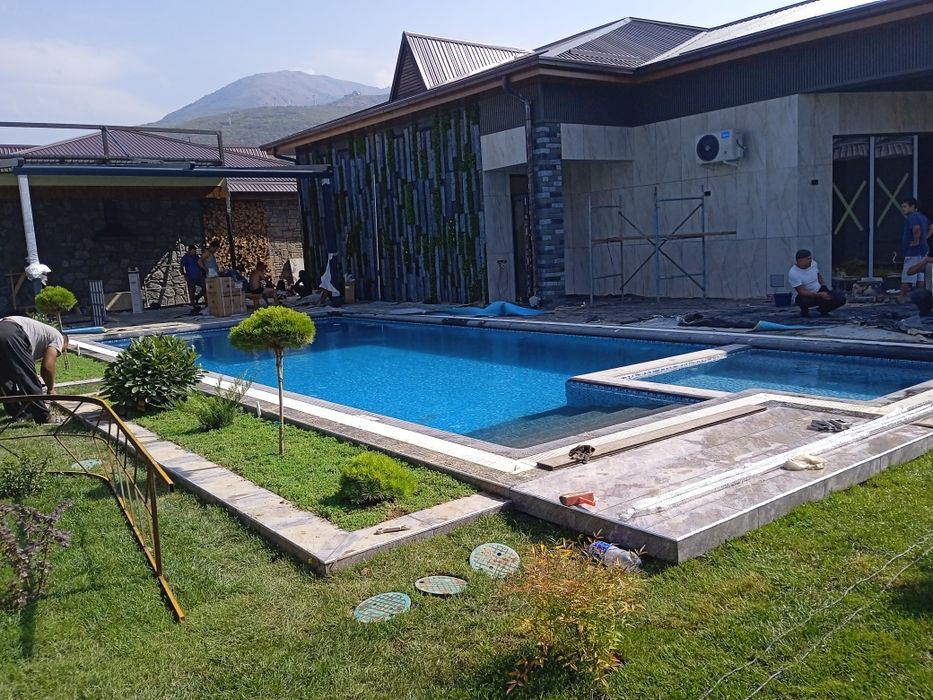 Стройка бассейнов с нуля, ремонт и чиста