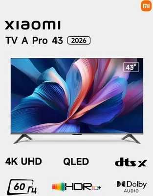LED-телевизор Xiaomi TV A 43 FHD 2025 черный