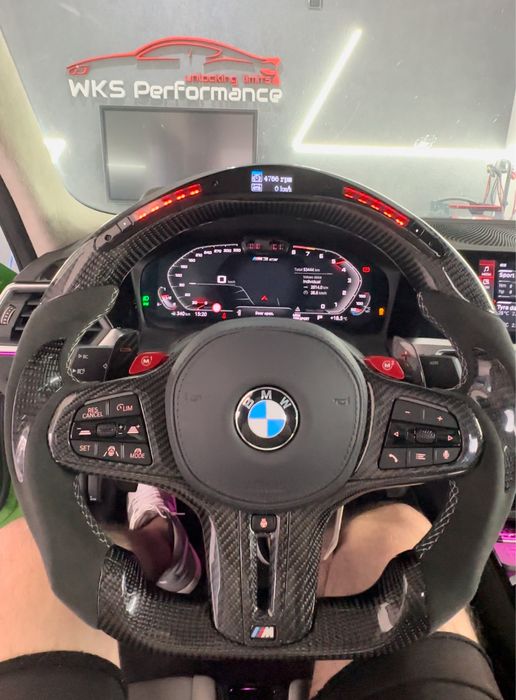 Volan BMW M Carbon Seria G - Incalzire - Vibratii - Traffic Jam Assist