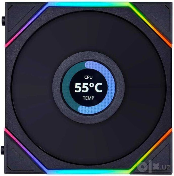 ' Вентилятор Lian Li UNI FAN TL LCD FLEX 120mm Black (1 pack)