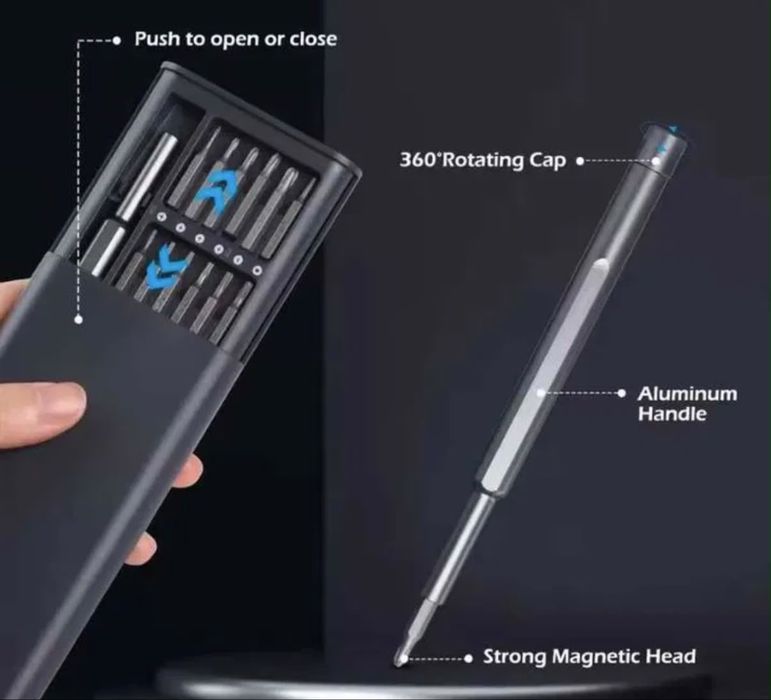 Set 24 surubelnite precizie reparatie telefon