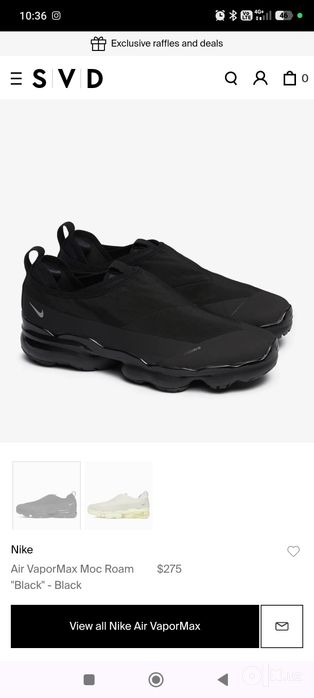 Nike Air VaporMax Moc Roam Black original