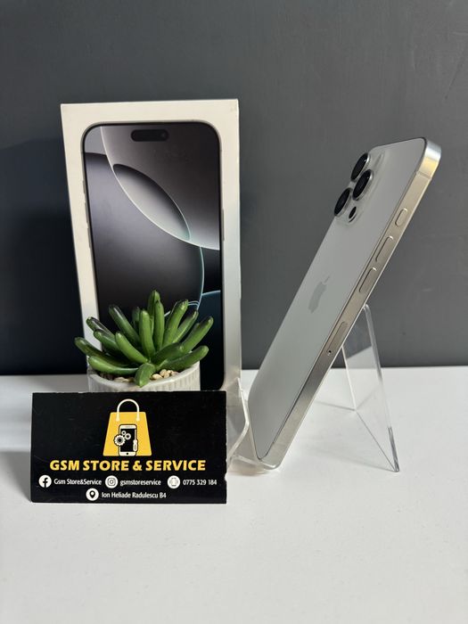 Iphone 16 Pro Max 256Gb White Titanium Baterie Gsm Store&Service