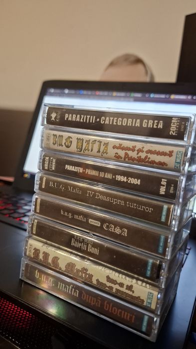 Vand lot casete hip hop romanesc , sunt trase pe casete de calitate Sony , Tdk