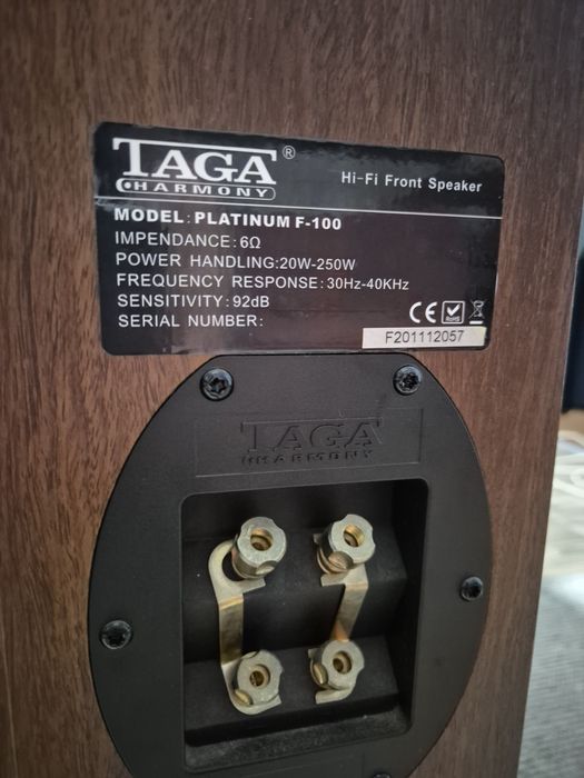 Taga Platinum F100 Boxe High End superbe