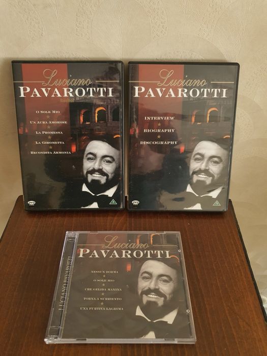 PAVAROTI  2 dvd+ cd   si  Mozzart 40 cd