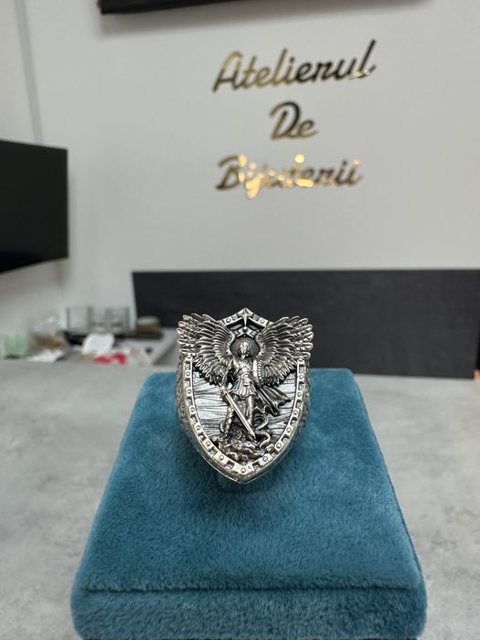 Inel Argint 925 Sfantul Mihail Custom